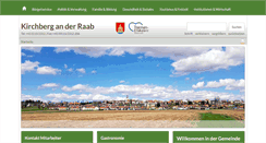 Desktop Screenshot of kirchberg-raab.gv.at